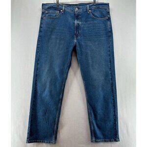 LEVI'S Jeans Mens 40x30 505 Regular Fit Straight Leg Medium Washed Denim Blue